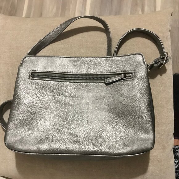 Tanjay Ladies Pearl Grey Handbag/Purse - Picture 2 of 13